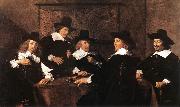 HALS, Frans Regents of the St Elizabeth Hospital of Haarlem oil painting artist